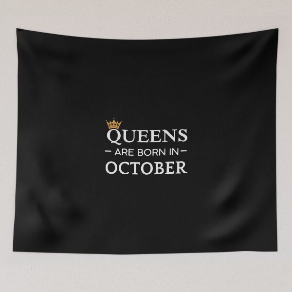 Item preview, Queens Are Born In October designed and sold by autlu.