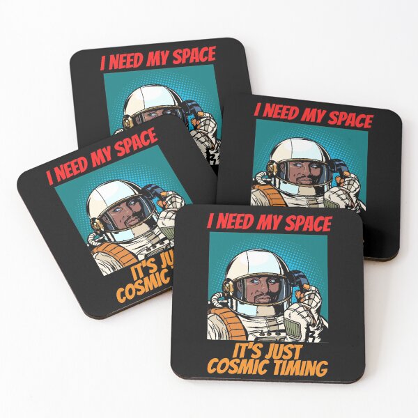 Item preview, Comic Black Astronaut I Need My Space It's Just Cosmic Timing designed and sold by DiverseMerch.