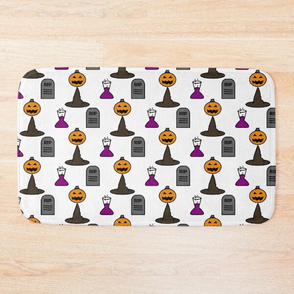 Item preview, Halloween Pattern - Pumpkin, Witch, Potion, Graveyard designed and sold by AJ-DesignCo.