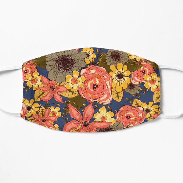 Floral Bouquet Flat Mask