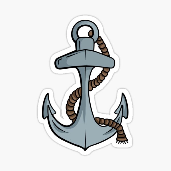 Anchor And Rope Stickers for Sale