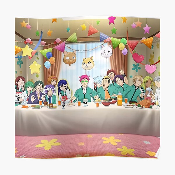 Saiki K In Party Poster