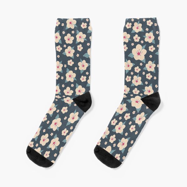 Dark Blossom Socks