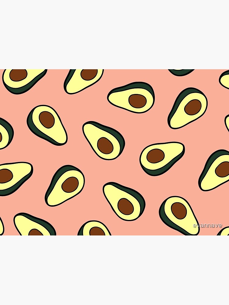 Avocado Pattern in Pink by evannave