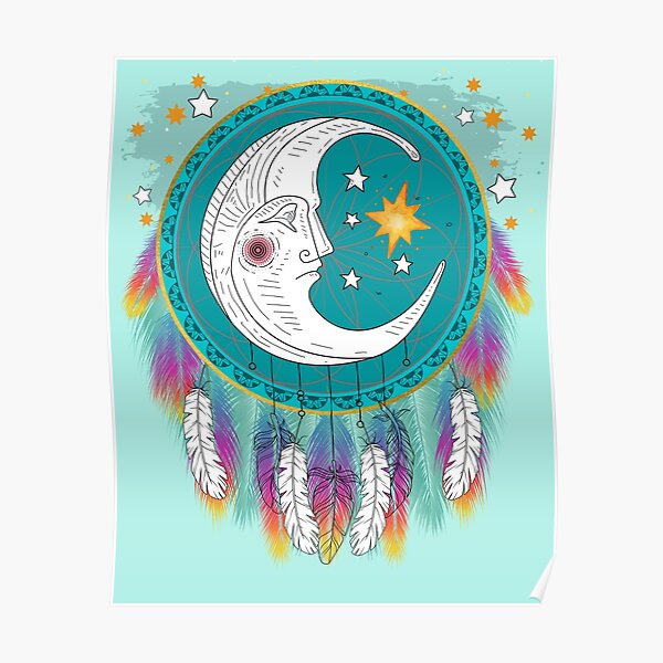 Moon Dreamcatcher Poster