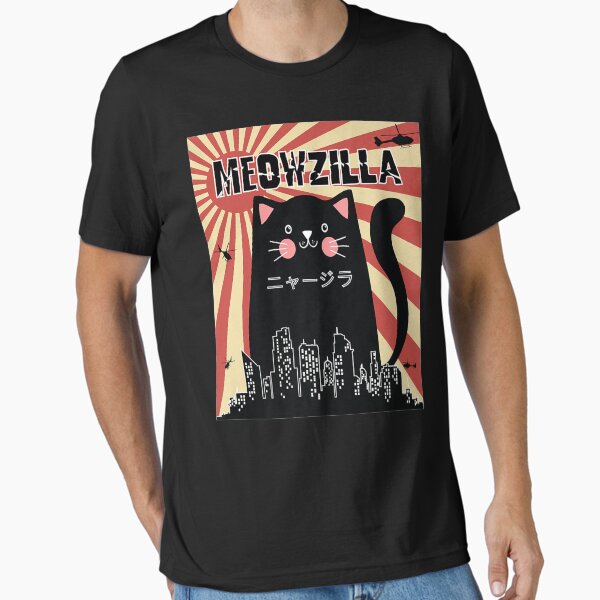 Item preview, Zilla Cat Kitten Japanese Anime Sunset Vintage Retro Premium designed and sold by DianaStudio.