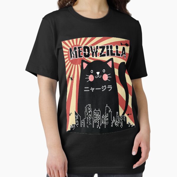 Item preview, Zilla Cat Kitten Japanese Anime Sunset Vintage Retro Premium designed and sold by DianaStudio.