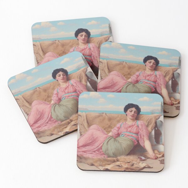 Item preview, The Quiet Pet (1906) - John William Godward designed and sold by SALON DES ARTS.