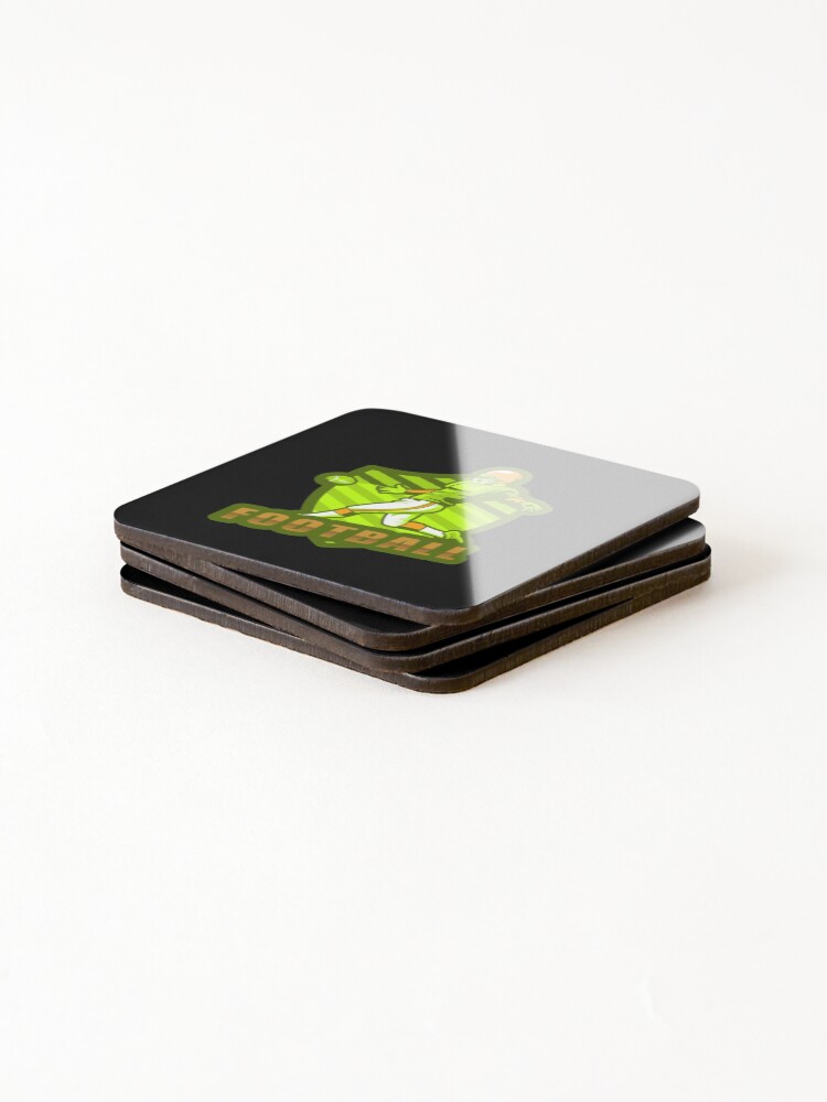 Thumbnail 4 of 5, Coasters (Set of 4), Football designed and sold by FunPrint.