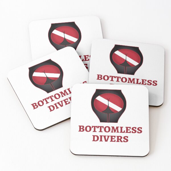 Item preview, Bottomless Divers Logo with Red Font designed and sold by BottomlessDiver.