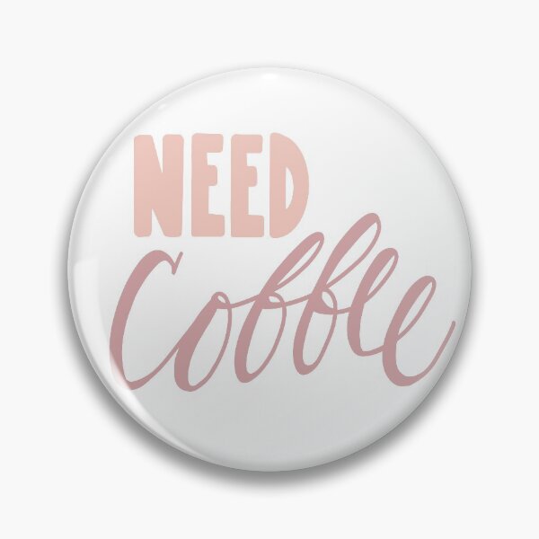 Item preview, Need coffee pink hand lettering designed and sold by sheyenneday.