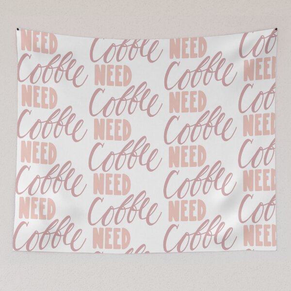 Item preview, Need coffee pink hand lettering designed and sold by sheyenneday.