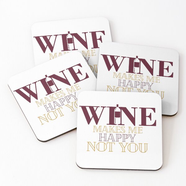 Item preview, Wine makes me happy not you designed and sold by looklock.