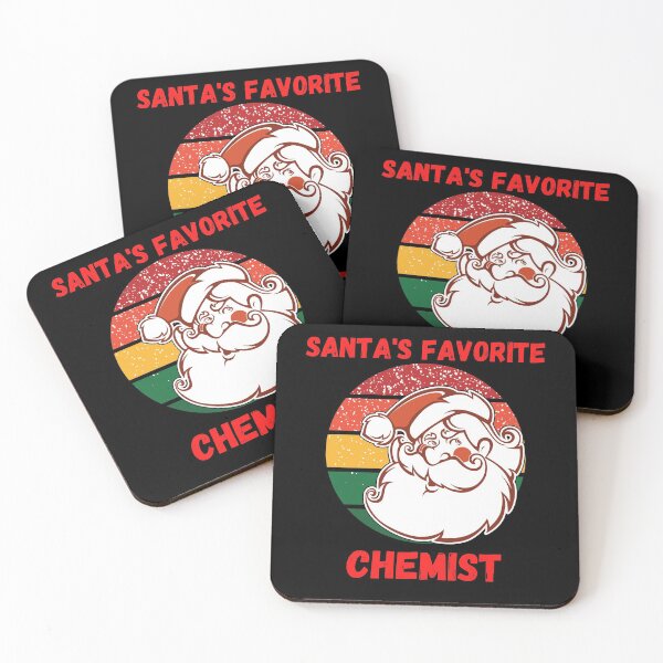 Item preview, CHEMIST CHEMISTRY TEACHER CHRISTMAS SANTAS FAVORITE CHEMIST  designed and sold by Hippiesole.