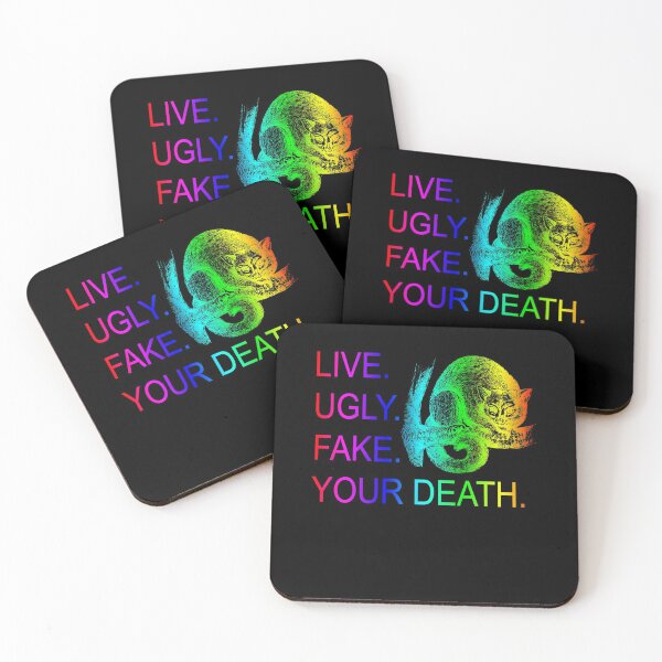 Item preview, Live Ugly Fake Your Death, Funny Possum Gifts designed and sold by JanelAmico.