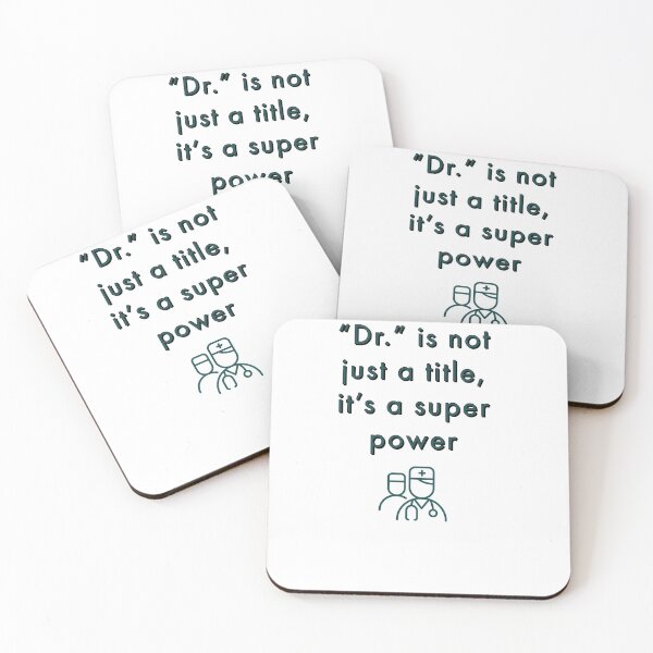 Item preview, Doctors awesome quote- Dr is not just a title its a super power designed and sold by zombiesmasher.
