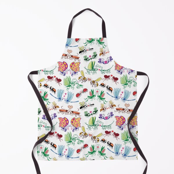 Item preview, Funny insects falling in love in a pattern design designed and sold by Zoo-co.