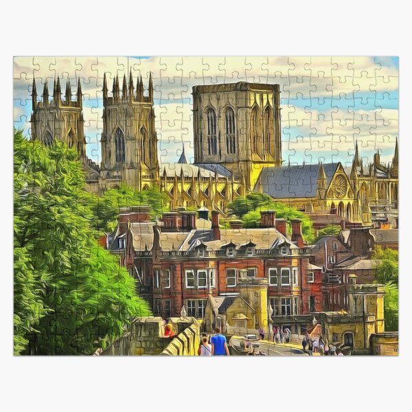 York Minster, the Cathedral of Saint Peter in York, England, founded 627 CE (1) Jigsaw Puzzle