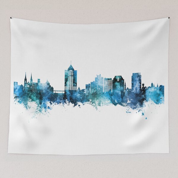 Item preview, Roanoke Virginia Skyline designed and sold by ArtPrints.
