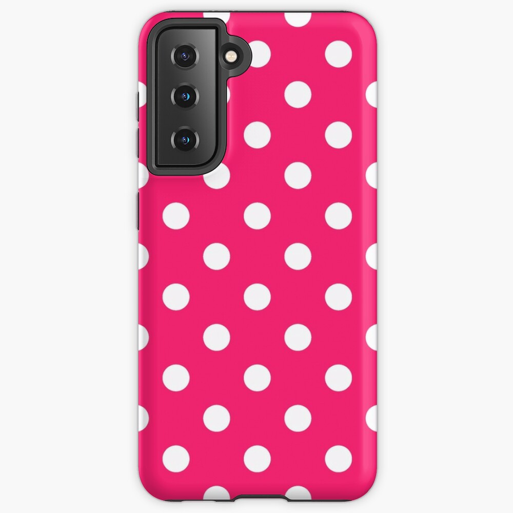 Dotted Grid 45 Hot Pink, Phone Case Galaxy S7