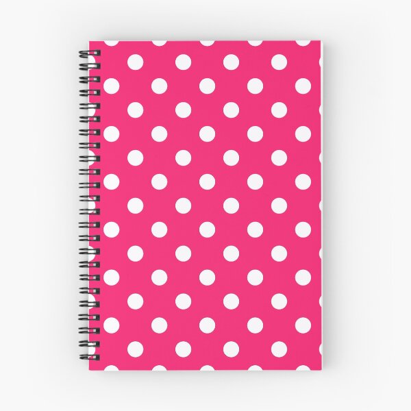 Item preview, Hot Pink with White Polka Dots designed and sold by cabgodfrey.