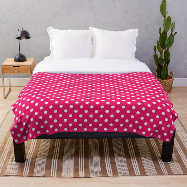 Item preview, Hot Pink with White Polka Dots designed and sold by cabgodfrey.