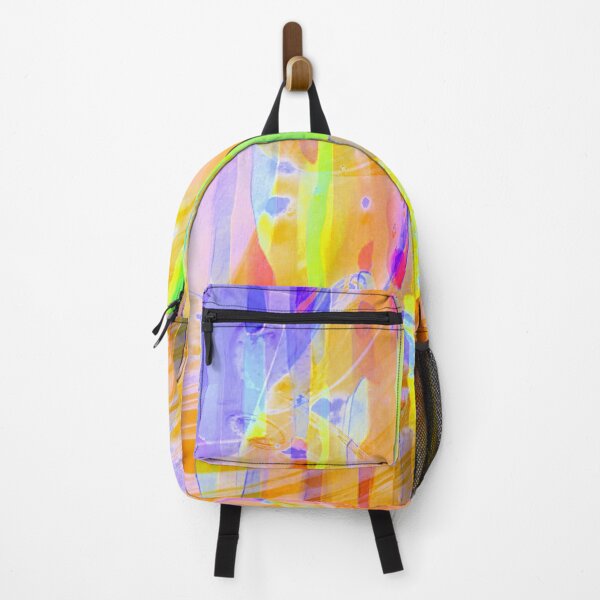 Item preview, Abstract Art Print Rainbow Colors Paint Dripping Splats designed and sold by Mary Riley.