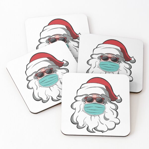 Item preview, Santa In Sunglasses Wearing Mask Funny Christmas 2020 designed and sold by Trejo.