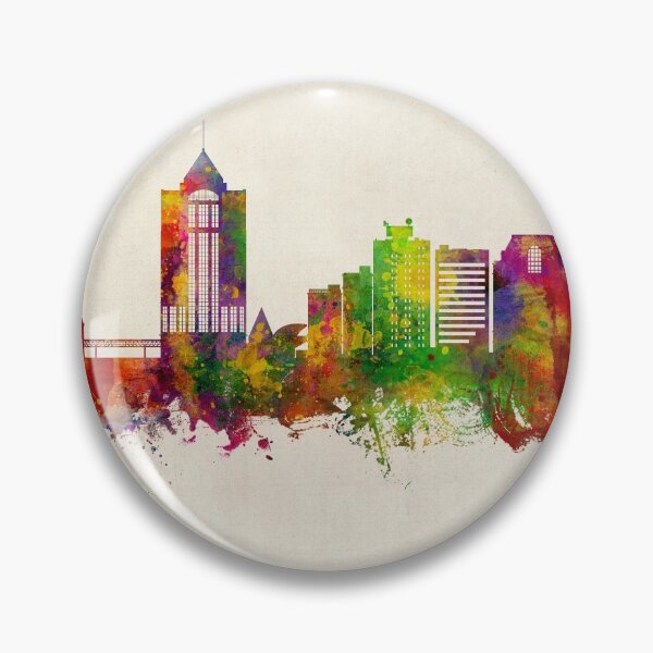 Item preview, Roanoke Virginia Skyline designed and sold by ArtPrints.