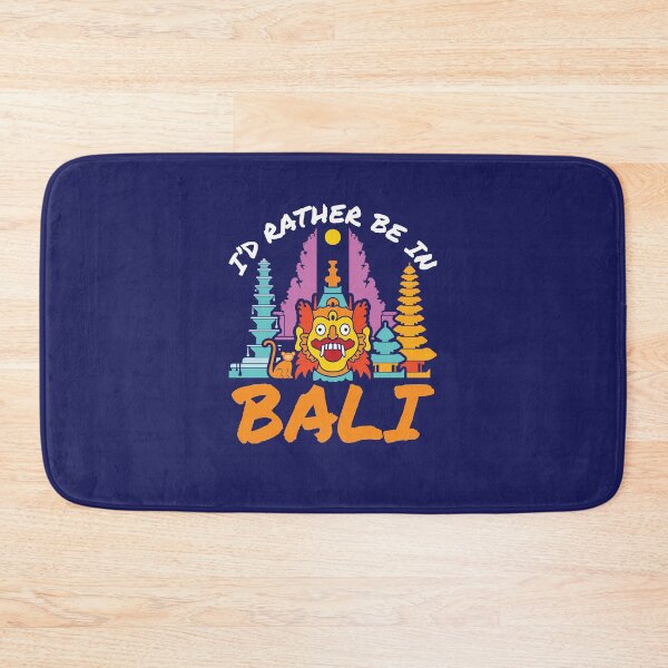 Item preview, I'd Rather Be in Bali Indonesia Vacation Trip Travel Mask designed and sold by jaygo.