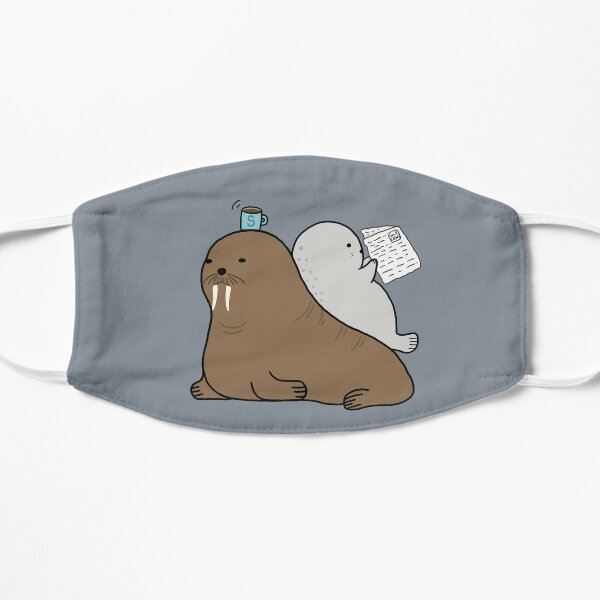 Walrus and Seal Flat Mask