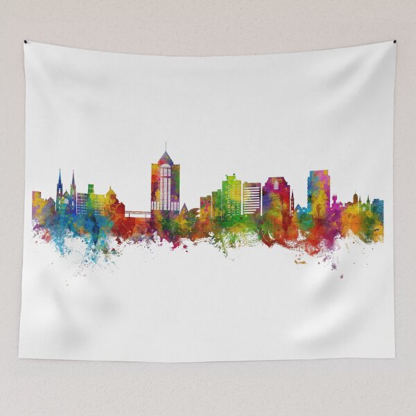Item preview, Roanoke Virginia Skyline designed and sold by ArtPrints.