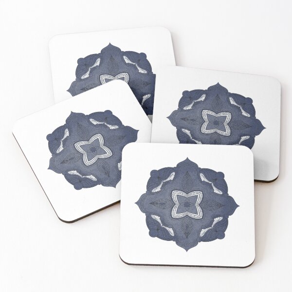 Item preview, dark blue mandala designed and sold by mavagraphics.