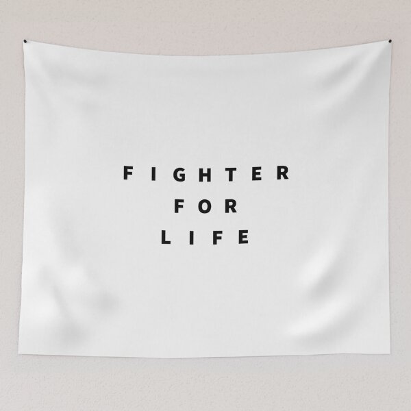 Item preview, Fighter for life designed and sold by Maestroedems.
