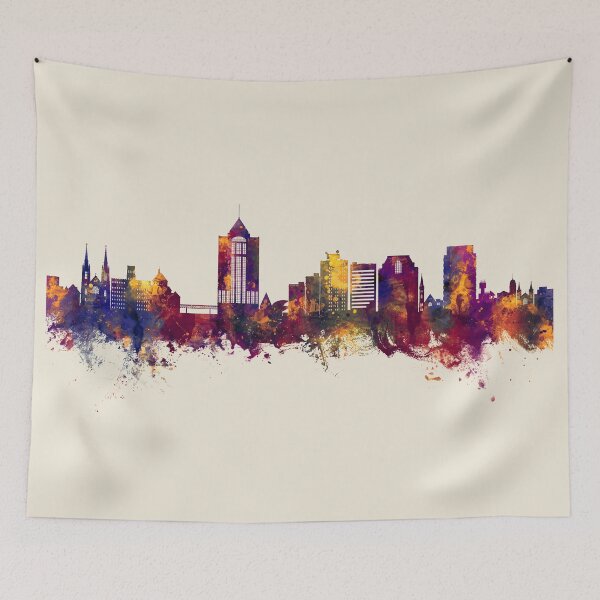 Item preview, Roanoke Virginia Skyline designed and sold by ArtPrints.