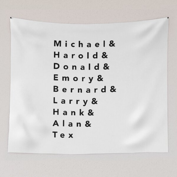 Item preview, Boys in the Band Names [Black; Tex] designed and sold by Alaina Fritzinger.
