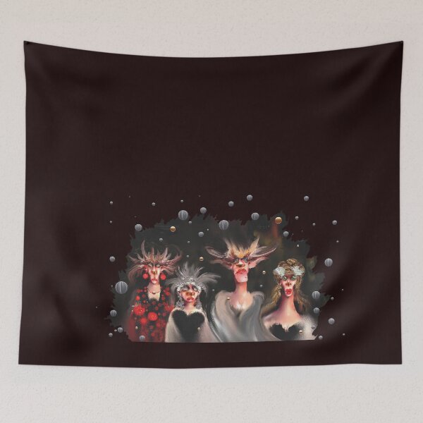 Item preview, Halloween 2020. Visit of 4 witches designed and sold by runati.