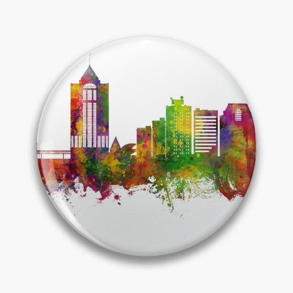 Item preview, Roanoke Virginia Skyline designed and sold by ArtPrints.