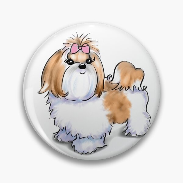 Item preview, Shih Tzus gold and black designed and sold by Catia Lee.