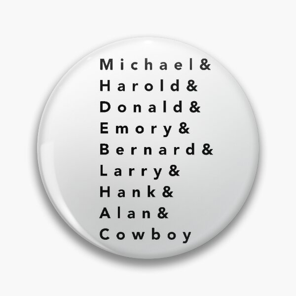 Item preview, Boys in the Band Names [Black; Cowboy] designed and sold by Alaina Fritzinger.