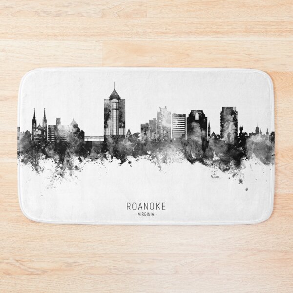Item preview, Roanoke Virginia Skyline designed and sold by ArtPrints.