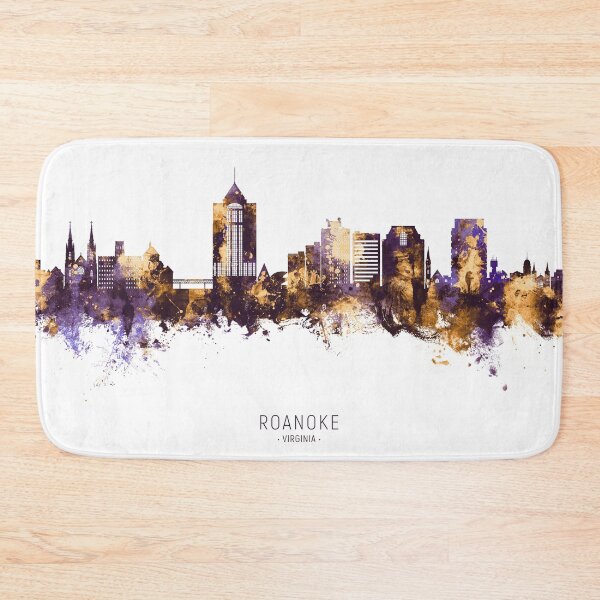 Item preview, Roanoke Virginia Skyline designed and sold by ArtPrints.