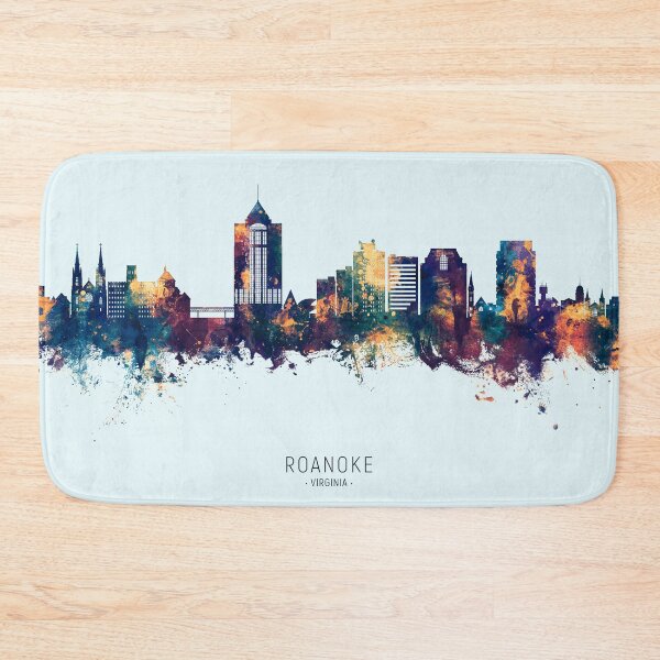 Item preview, Roanoke Virginia Skyline designed and sold by ArtPrints.