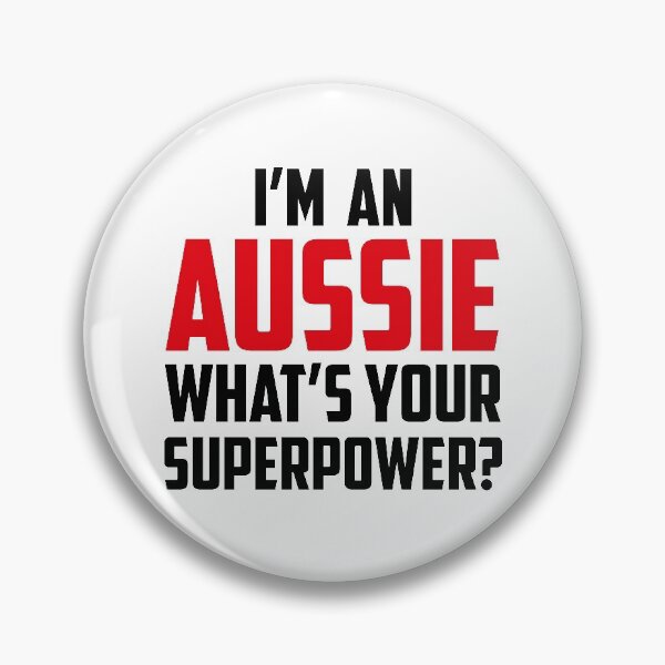 Item preview, I'm an Aussie What's Your Superpower Black designed and sold by strous.