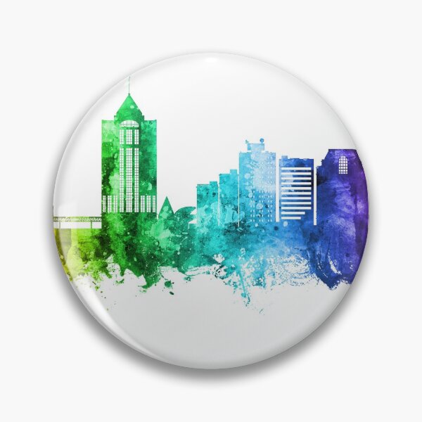 Item preview, Roanoke Virginia Skyline designed and sold by ArtPrints.
