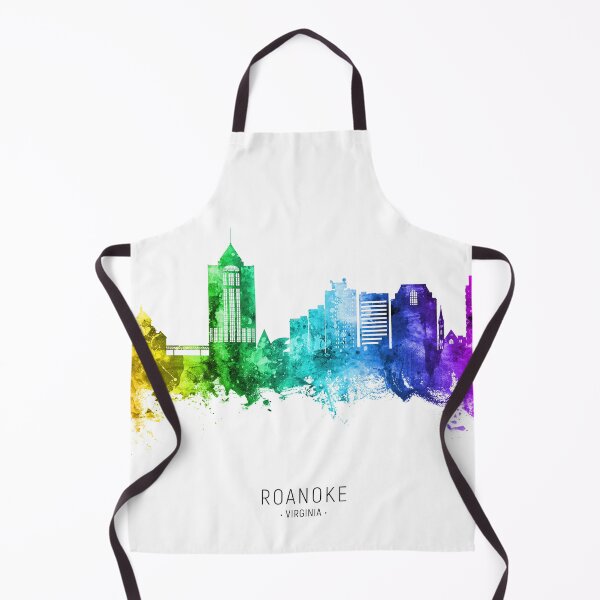 Item preview, Roanoke Virginia Skyline designed and sold by ArtPrints.