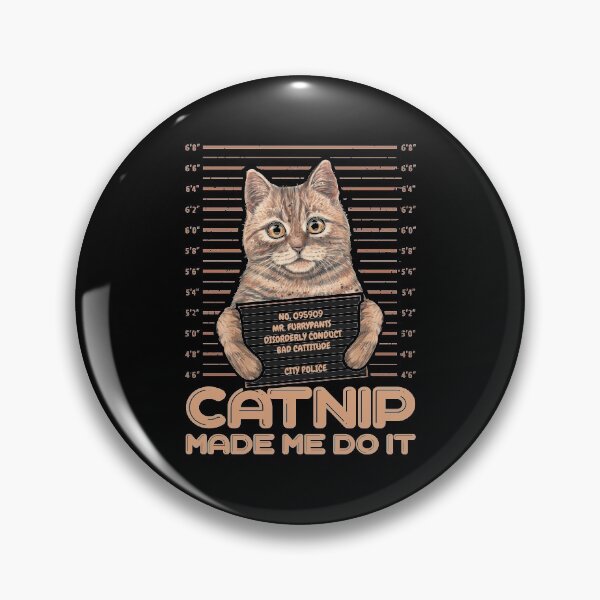 Item preview, Catnip made me do it Funny Cat designed and sold by Hananiah Merch.