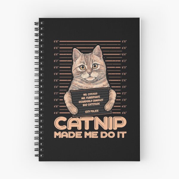 Item preview, Catnip made me do it Funny Cat designed and sold by Hananiah Merch.