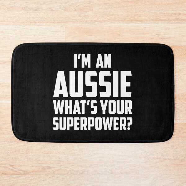 Item preview, I'm an Aussie What's Your Superpower White designed and sold by strous.