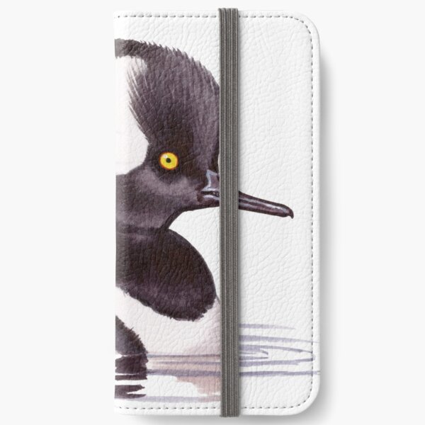 Hooded Merganser iPhone Wallet